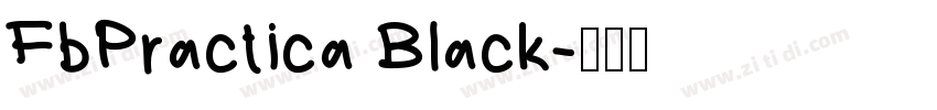 FbPractica Black字体转换